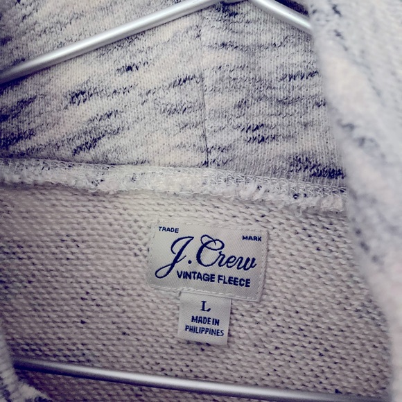 J. Crew Vintage cotton terry turtleneck in speckle sz L - Picture 4 of 5